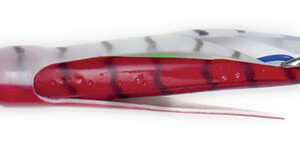 H2OPRO SHALLOW TAIL-MEAN MACHINE LURE SM ST 19 RED WHITE