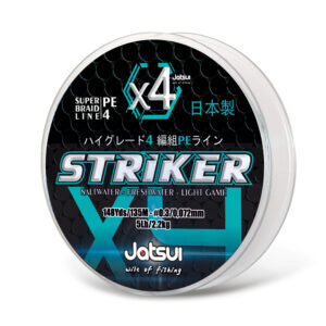 JATSUI BRAID STRIKER PE4 MT.135 COL.FLUORO BLUE 2,0