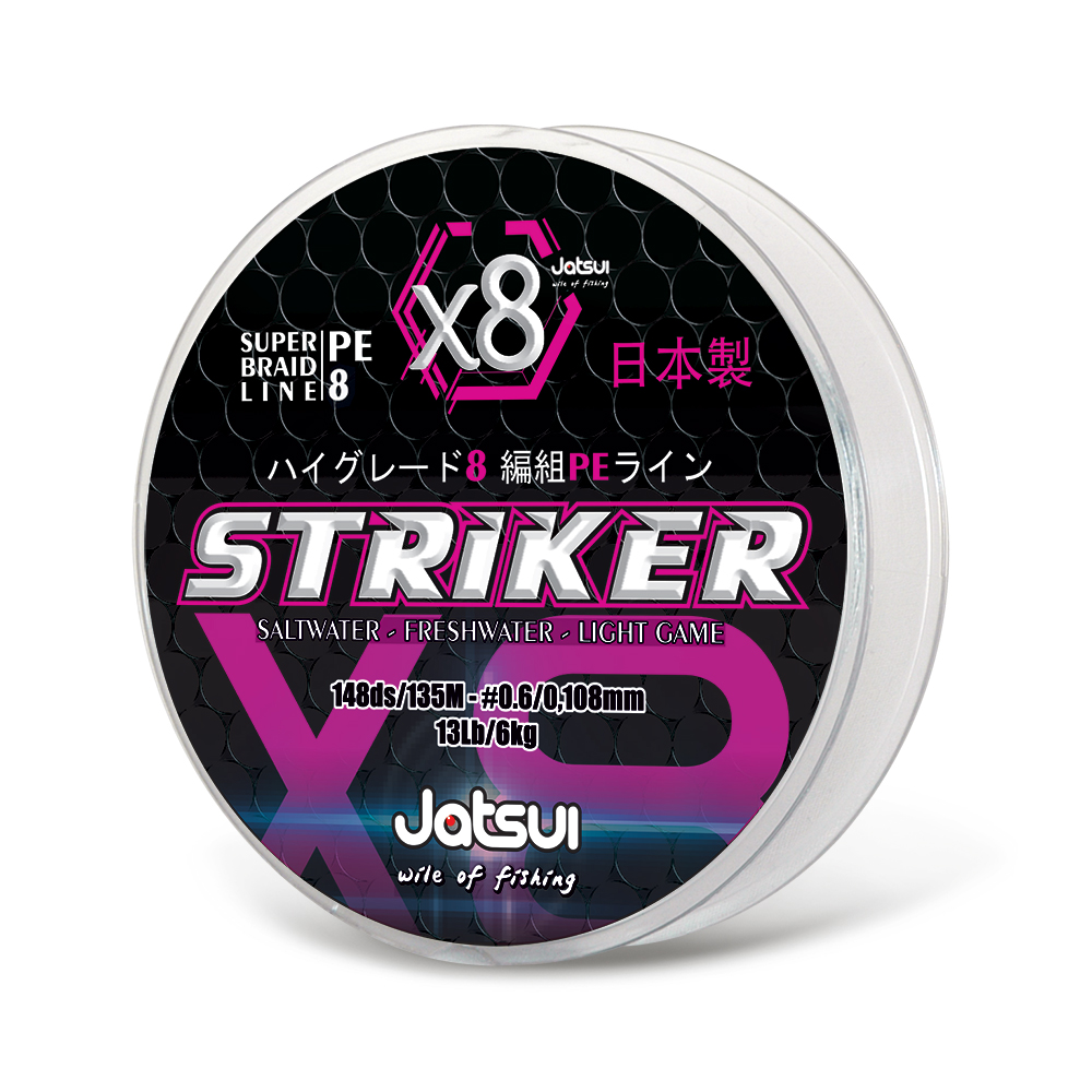 D3700456 JATSUI BRAID STRIKER PE8 MT.500 COL.PINK 0,33
