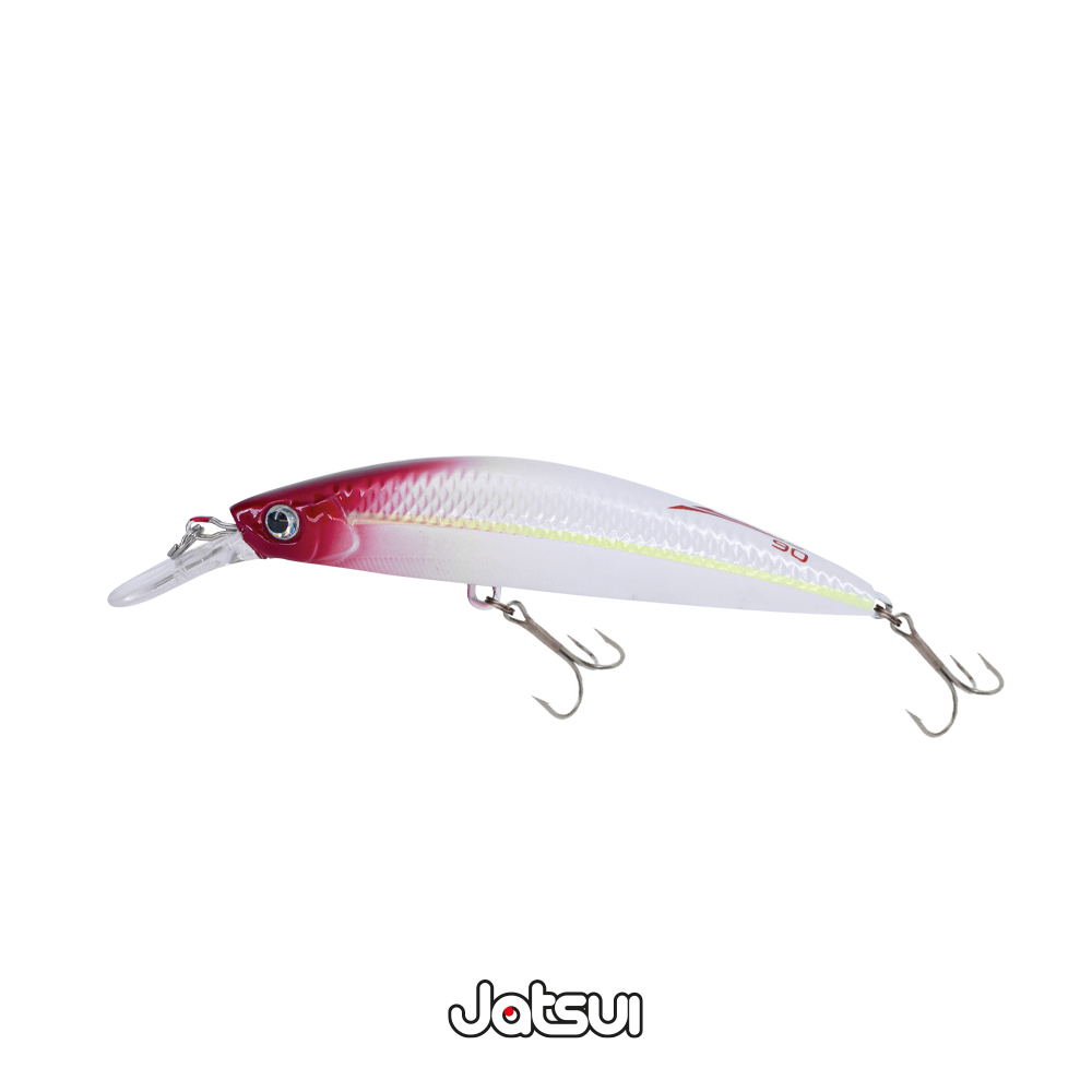 D4600904 JATSUI ZERKA S-MINNOW 90MM 27GR COL.04 RED HEAD