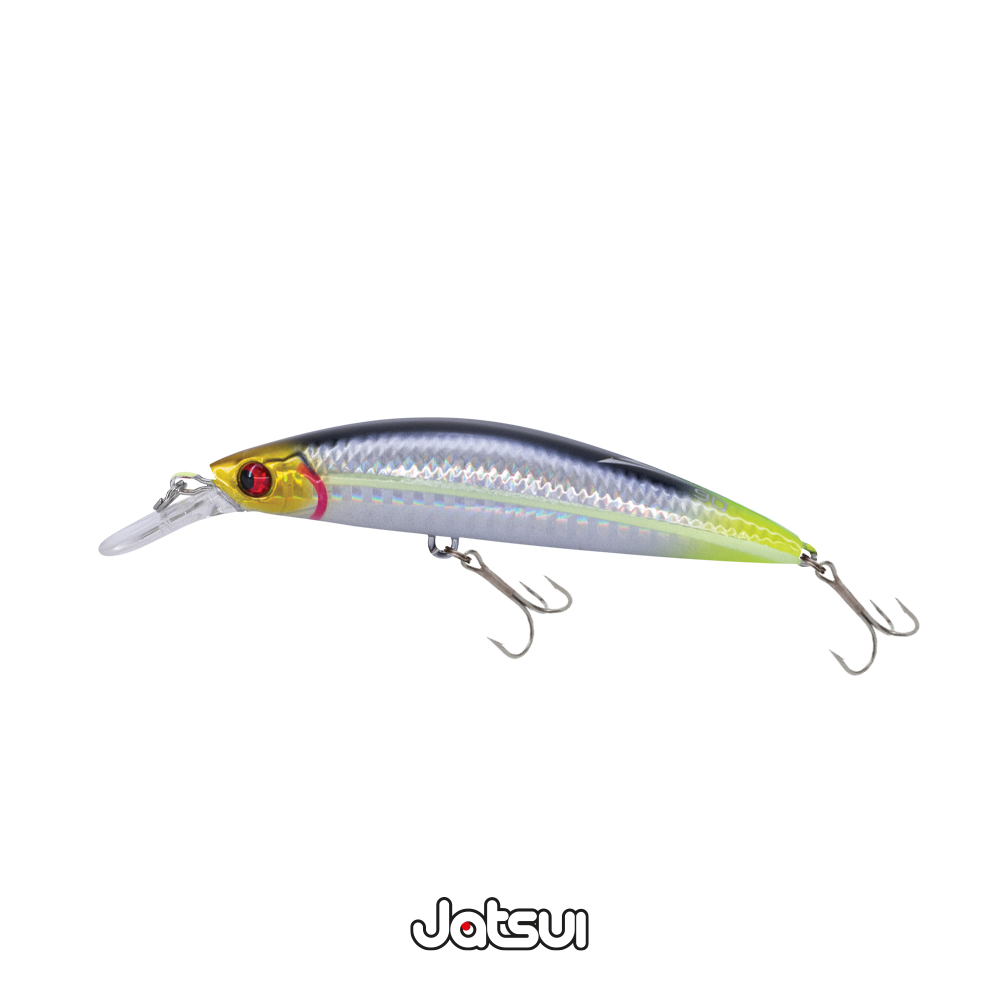 D4600905 JATSUI ZERKA S-MINNOW 90MM 27GR COL.05 GLOWING TAIL