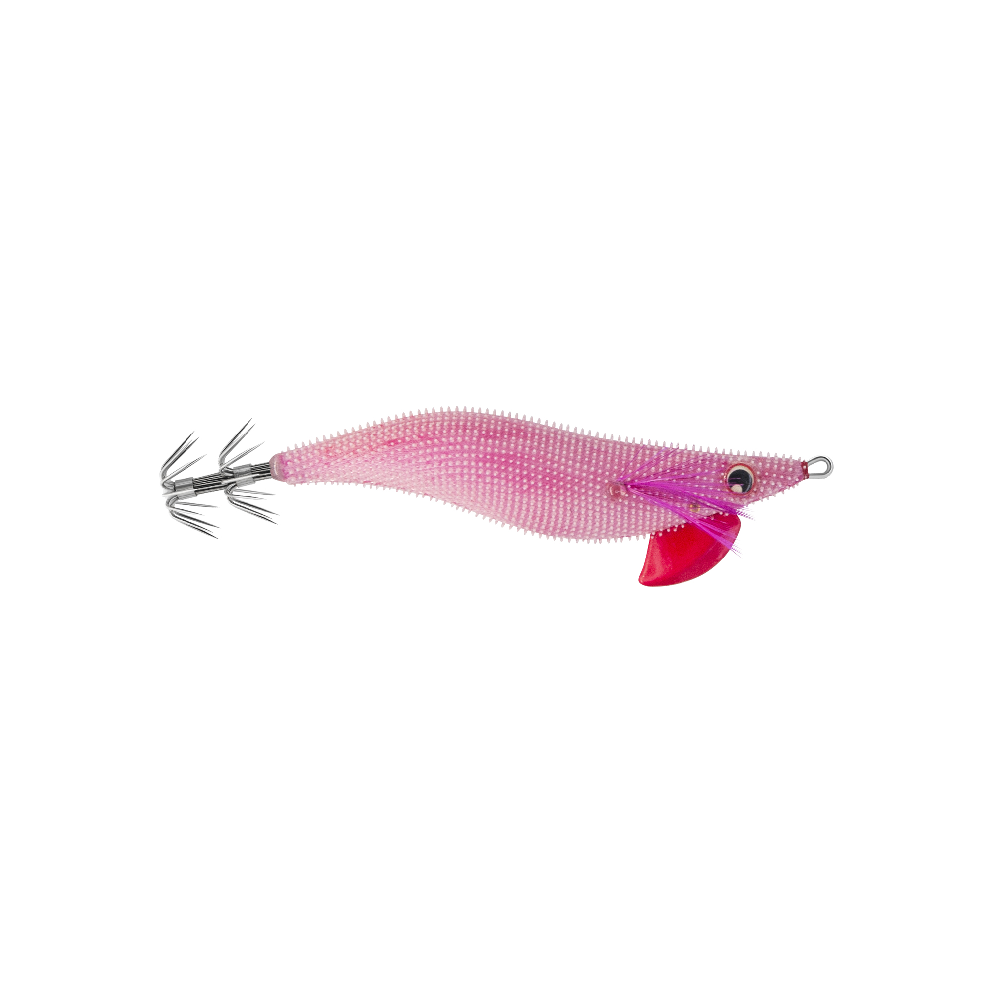 D4602834 JATSUI RUSH EGI RUBBER GLOW #2.5 COL. PINK