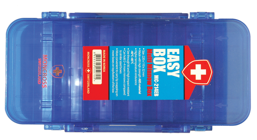 D6000013 MONCROSS TACKLE BOX MC-214EB COL.CLEAR