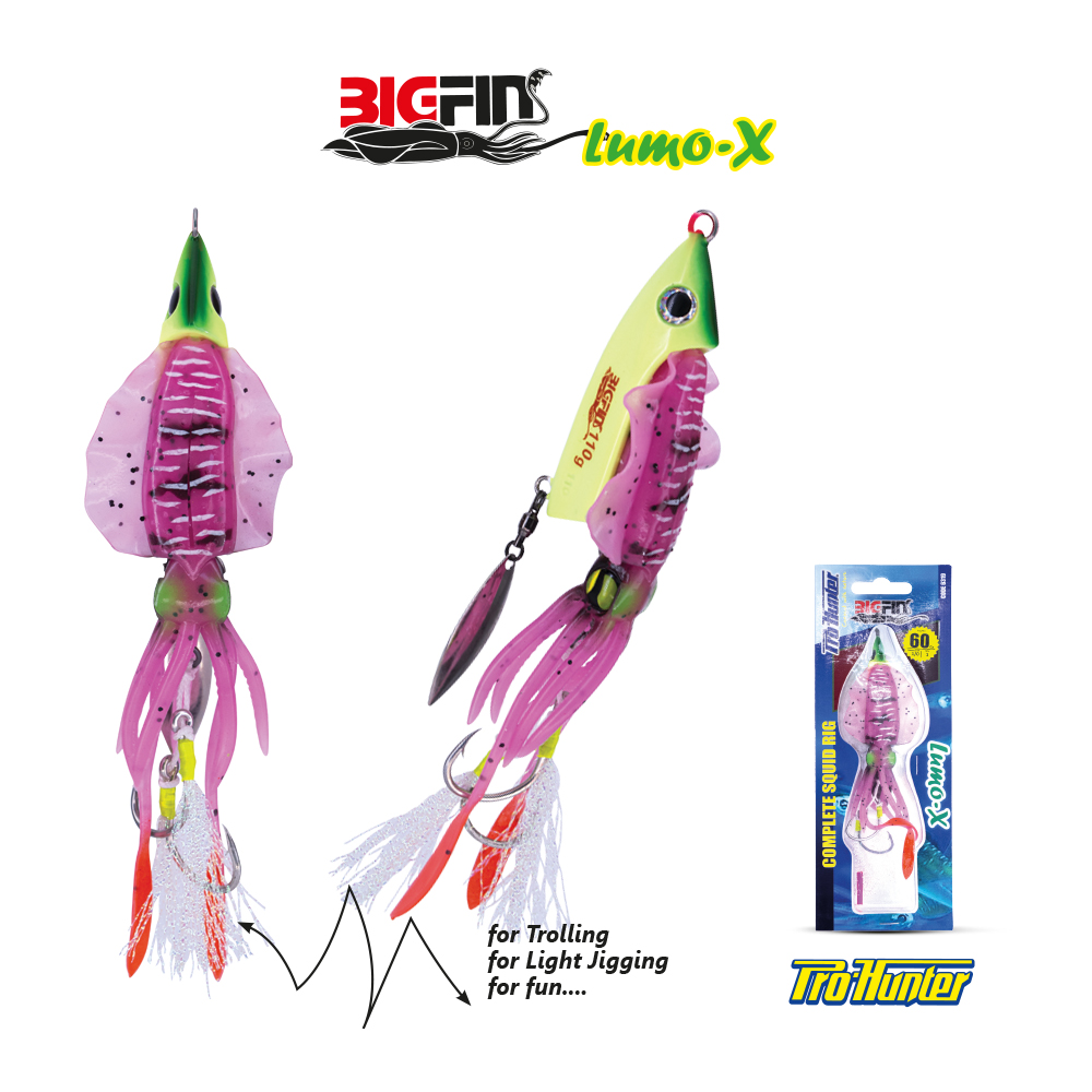 D6500124 PROHUNTER BIG FIN COMPLETE 80GR COL.04 LUMO PINK