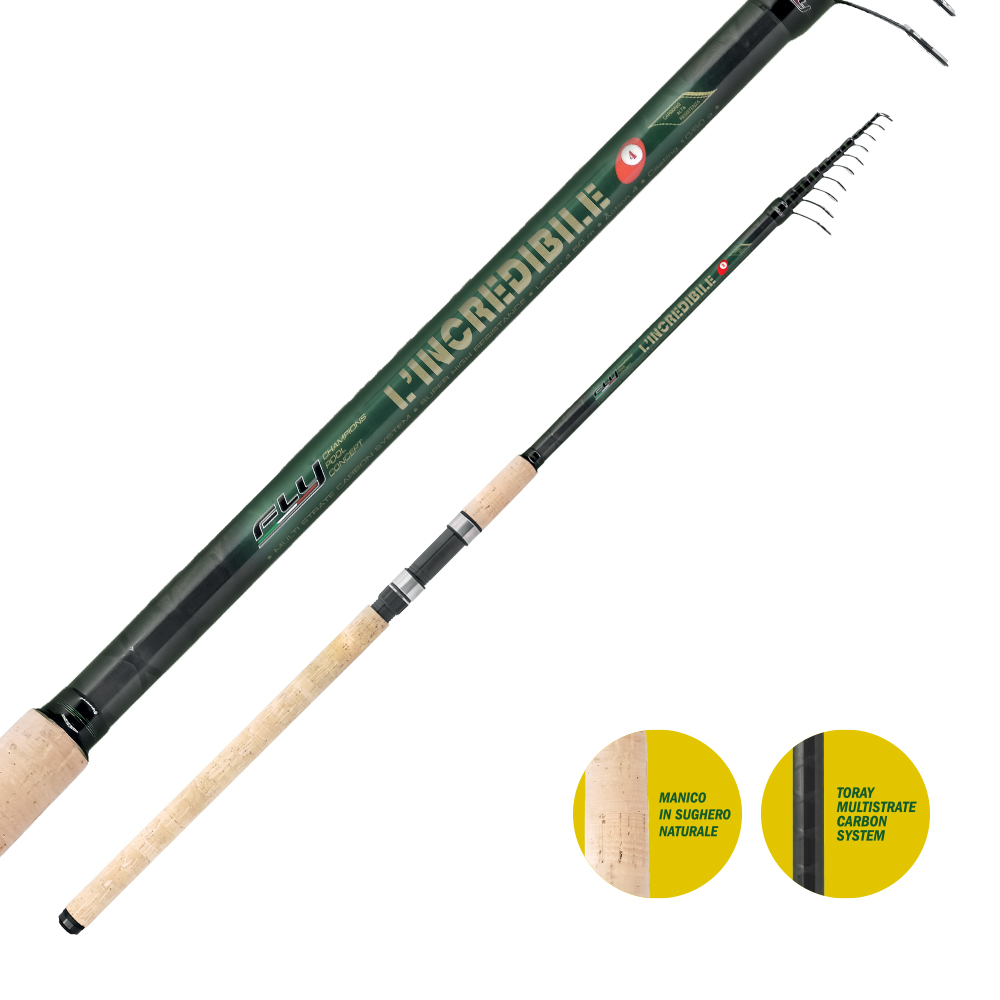 D8400020 FLY INCREDIBILE CANNA MT.4,50 AZ.4 10-60GR S/ANELLI