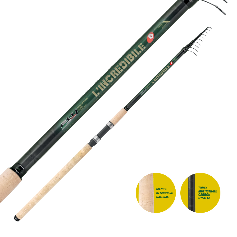 D8400021 FLY INCREDIBILE CANNA MT.4,50 AZ.5 20-80GR S/ANELLI