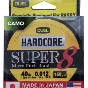 DUEL HARDCORE SUP 8 R1275 150YDS 30LB 0.28